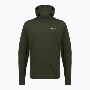 Vyriškas žygio džemperis Salewa Puez Sun Hoodie dark olive