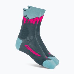 Slidinėjimo kojinės DYNAFIT Traverse Mid cinder pink glo/6070