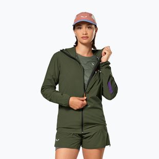 Moteriška vėjui atspari striukė Salewa Pedroc Wind HD Light dark olive