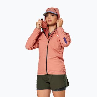 Moteriška vėjui atspari striukė Salewa Pedroc Wind HD Light desert pink