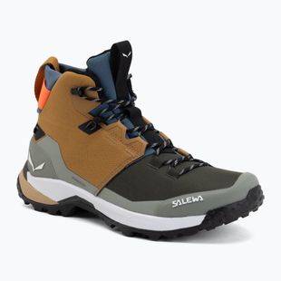 Vyriški žygio batai Salewa Puez 2 Mid Ptx golden brown/shadow