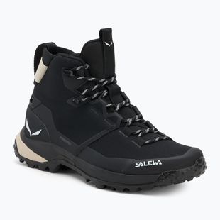 Moteriški trekingo batai Salewa Puez 2 Mid Ptx black/black