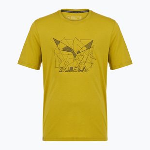 Vyriški marškinėliai Salewa Eagle Geometric olive oil