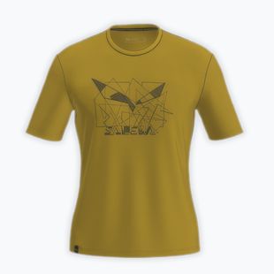 Vyriški marškinėliai Salewa Eagle Geometric olive oil