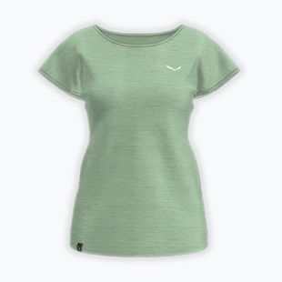Moteriški žygių marškinėliai Salewa Puez Melange Dry pastel green melange