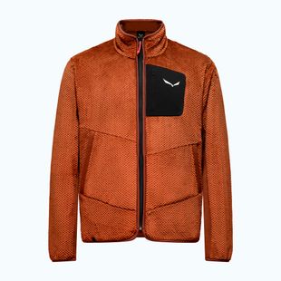 Vyriškas žygio džemperis Salewa Puez Warm Full Zip bombay brown