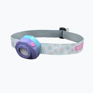 Ledlenser KidLed 4R Box vaikiškas priekinis žibintas violetinės spalvos 502536