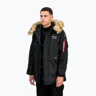 Vyriška striukė Alpha Industries N3B Airborne Hooded black