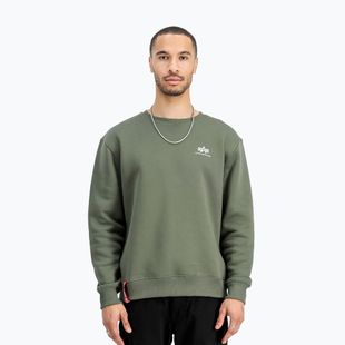Vyriškas džemperis Alpha Industries Basic Small Logo dark olive