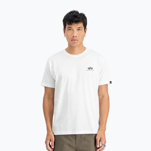Vyriški marškinėliai Alpha Industries Basic Small Logo white