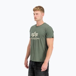 Vyriški polo marškinėliai Alpha Industries Basic vintage green