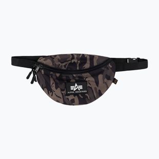 Rankinė ant juosmens Alpha Industries Rubber Print Waistbag black camo