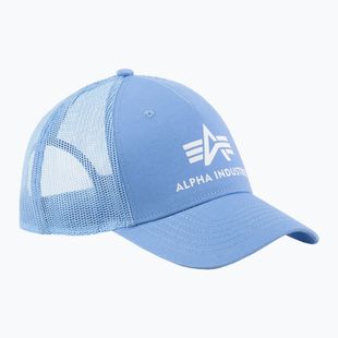 Vyriška kepuraitė su snapeliu Alpha Industries Basic Trucker light blue