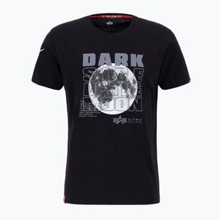 Alpha Industries vyriški Dark Side juodi / šviesą atspindintys marškinėliai