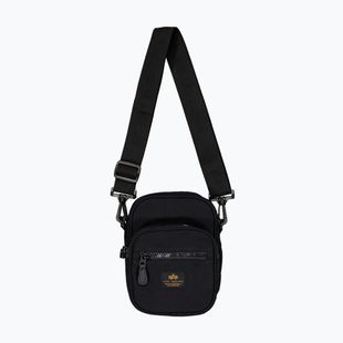 Vyriška maža rankinė Alpha Industries Label Messenger Bag Small 1 l black