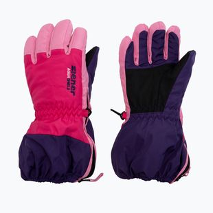 Vaikiškos slidinėjimo pirštinės ZIENER Levio As Minis violetinės spalvos 801976.129