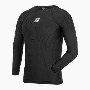 Vyrų vartininko marškinėliai Reusch Compression Shirt Padded black