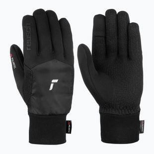 Slidinėjimo pirštinės Reusch Garhwal Hybrid Touch-Tec black/silver