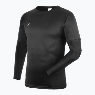 Vaikiški vartininko marškinėliai Reusch Goalkeeper Jersey Padded Junior black/silver