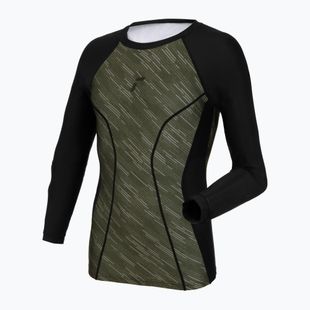 Vartininko marškinėliai ilgomis rankovėmis Reusch Padded Eco Undershirt black/desert green