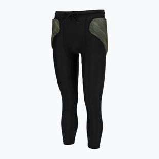 Vartininko kelnės Reusch Padded Eco Short 3/4 black/desert green