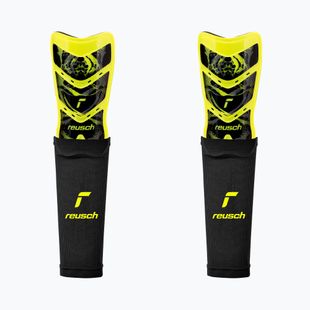 Blauzdų apsaugos Reusch Shinguard Attrakt Supreme safety yellow/black