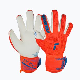 Vartininko pirštinės Reusch Attrakt Gold X Freegel hyper orange/electric blue