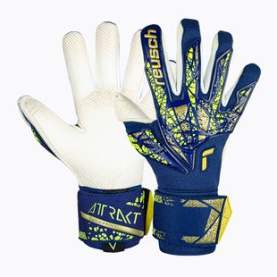 Vartininkų pirštinės Reusch Attrakt Gold X GluePrint premium blue/gold