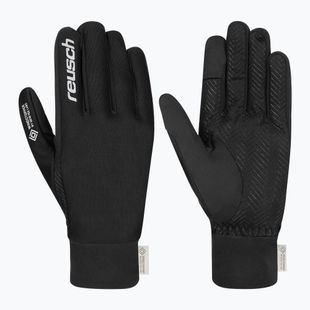 Vyriškos pirštinės Reusch Karayel Windstopper Touch-Tec black/silver