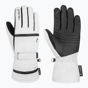 Moteriškos slidinėjimo pirštinės Reusch Alison Gore-Tex white/black