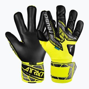 Vartininko pirštinės Reusch Attrakt Duo Evolution safety yellow/silver/black