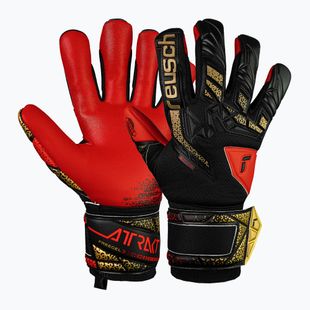 Vartininko pirštinės Reusch Attrakt Freegel Silver black/gold/fiery red