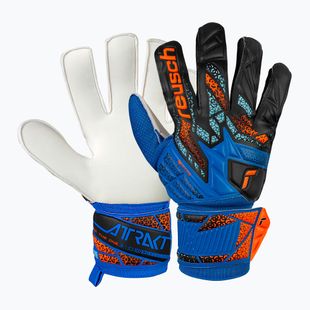 Vartininko pirštinės Reusch Attrakt Solid electric blue/shocking orange