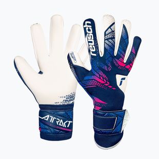 Vartininko pirštinės Reusch Attrakt RE:GRIP blue/pink/white