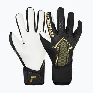 Vartininko pirštinės Reusch Fastgrip Silver black/gold