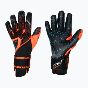 Vartininkų pirštinės Reusch Attrakt Fusion Carbon® 3D black/shocking orange/black
