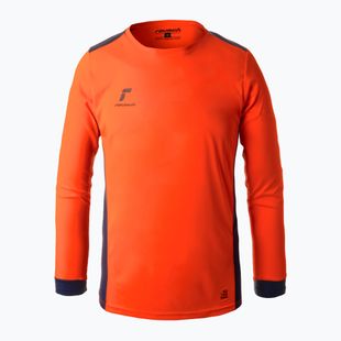 Vaikiški vartininko marškinėliai ilgomis rankovėmis Reusch Match Longsleeve Padded Junior shocking orange/blue
