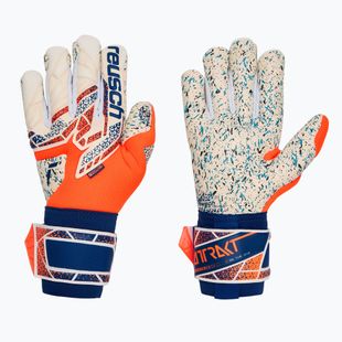 Vartininkų pirštinės Reusch Attrakt Fusion shocking orange/energize blue