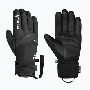 Vyriškos slidinėjimo pirštinės Reusch Booster Gore-Tex black/white