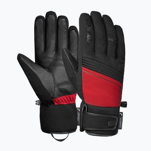 Slidinėjimo pirštinės Reusch Louis R-Tex XT black/tango red