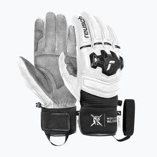 Slidinėjimo pirštinės Reusch Champ white / black