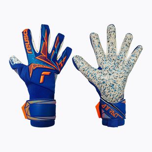 Vartininko pirštinės Reusch Attrakt Freegel Fusion Goaliator sharp blue/shocking orange