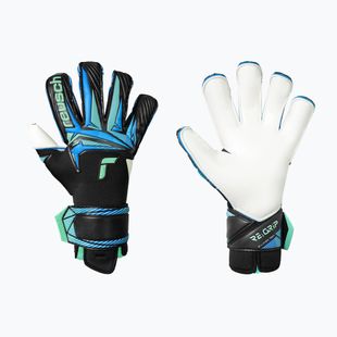 Vartininko pirštinės Reusch Attrakt RE:GRIP Evolution black/ocean light