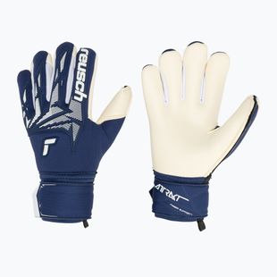 Vartininko pirštinės Reusch Attrakt Freegel Gold X Finger Support Junior premium blue/white