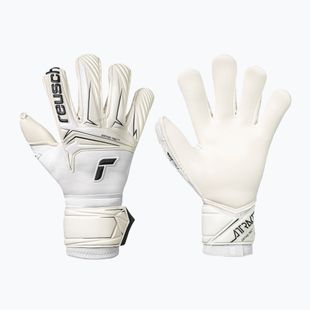 Vartininko pirštinės Reusch Attrakt Gold X Ortho-Tec white