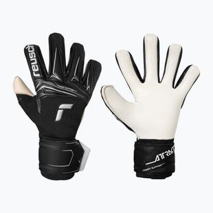 Vartininko pirštinės Reusch Attrakt Gold X NC Finger Support black/white