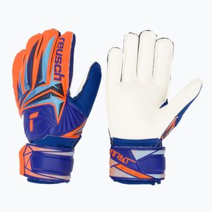 Vaikiškos vartininko pirštinės Reusch Attrakt Solid Junior sharp blue/shocking orange