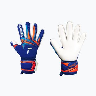 Vartininko pirštinės Reusch Attrakt Advance sharp blue/white/shocking orange