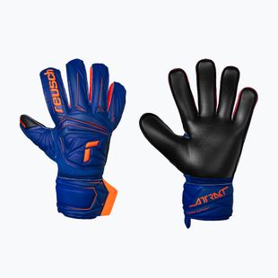 Vartininko pirštinės Reusch Attrakt Infinity Finger Support sharp blue/shocking orange/black