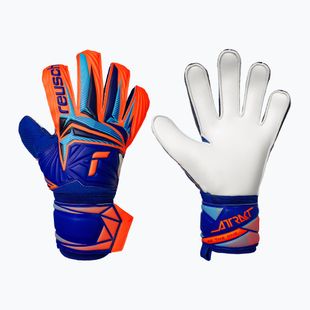 Vartininko pirštinės Reusch Attrakt Solid sharp blue/shocking orange